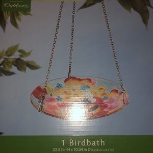 Bird bath hanging